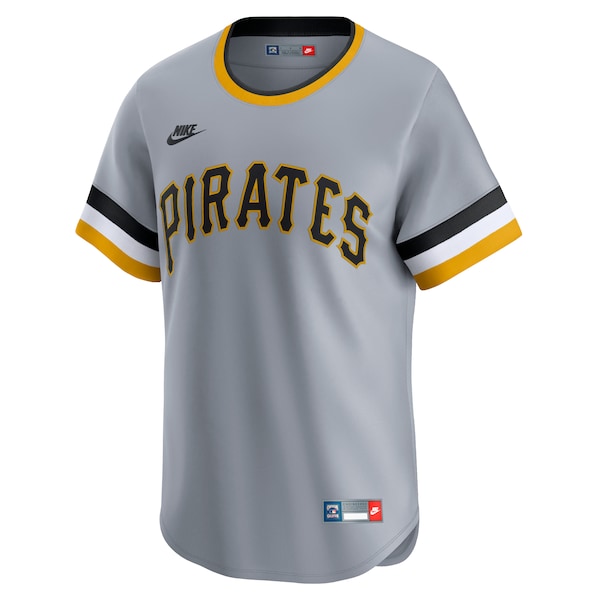 Pittsburgh Pirates Nike Cooperstown Collection Limited Jersey - Gray - Image 2