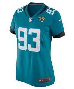 Alternative view of Tyler Lacy Jacksonville Jaguars Nike Women's Team Game Jersey -  Teal
