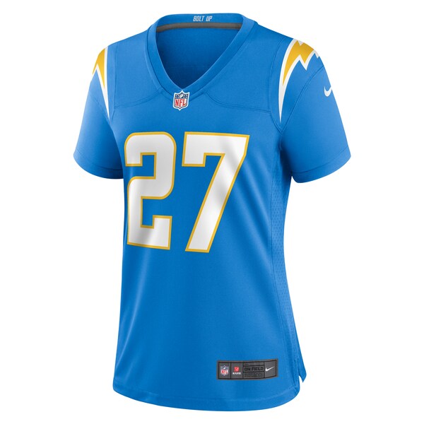 J.K. Dobbins Los Angeles Chargers Nike Women's Team Game Jersey - Powder Blue - Image 2