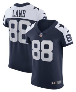 CeeDee Lamb Dallas Cowboys Nike Alternate Vapor Elite Jersey - Navy/White