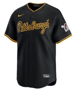 Alternative view of Pittsburgh Pirates Nike  Alternate Limited Jersey?¨C Black