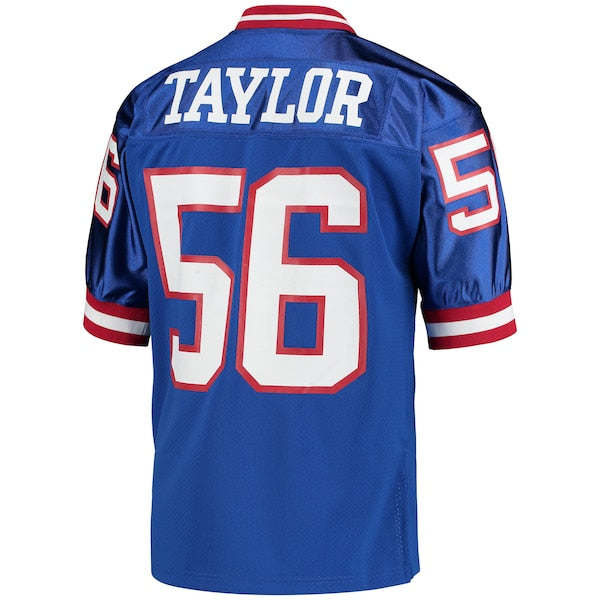 Lawrence Taylor New York Giants 1990 Authentic Throwback Retired Player Jersey - Royal - Image 3