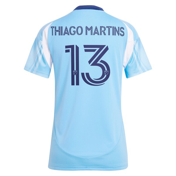 Thiago Martins New York City FC adidas Women's 2025 The Excelsior Kit Replica Player Jersey - Light Blue - Image 3