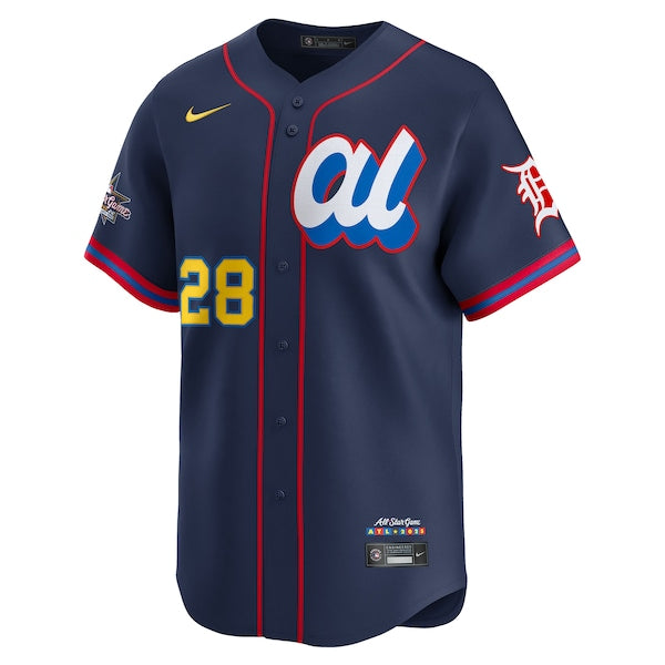 Javier B¨¢ez American League Nike 2025 All-Star Edition Limited Player Jersey - Navy - Image 2