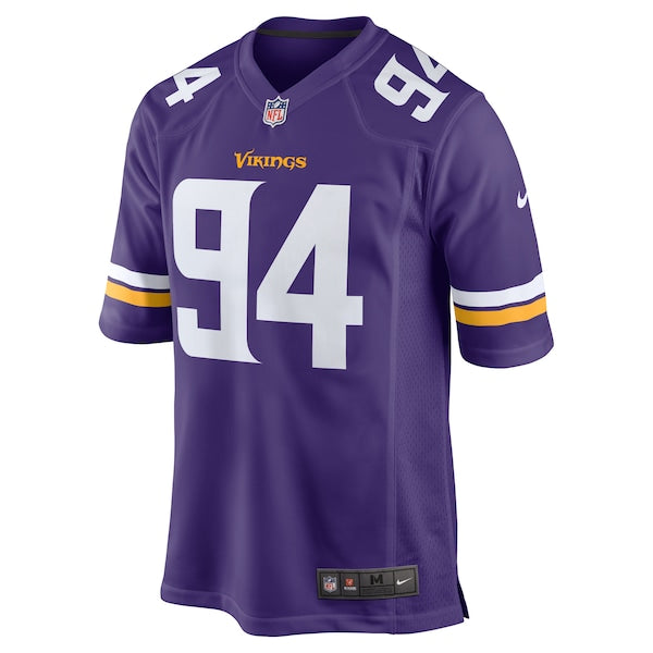 Dean Lowry Minnesota Vikings Nike Game Player Jersey - Purple - Image 3