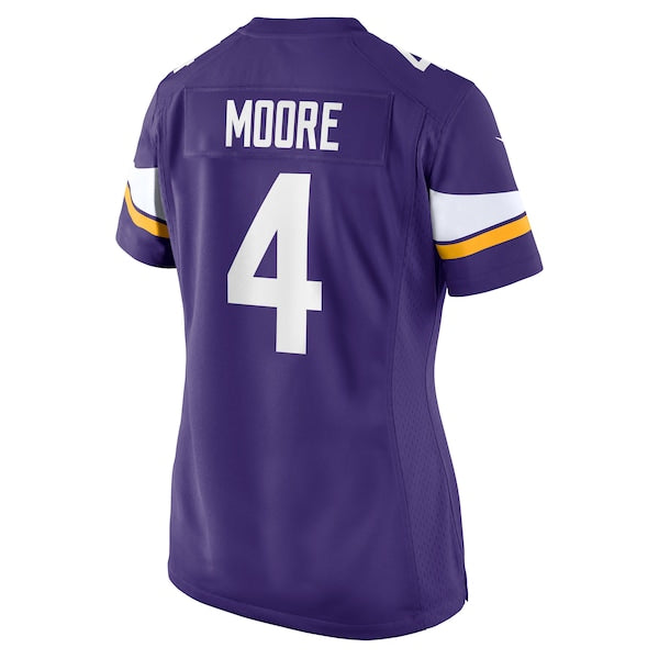 Rondale Moore Minnesota Vikings Nike Women's Team Game Jersey - Purple - Image 3