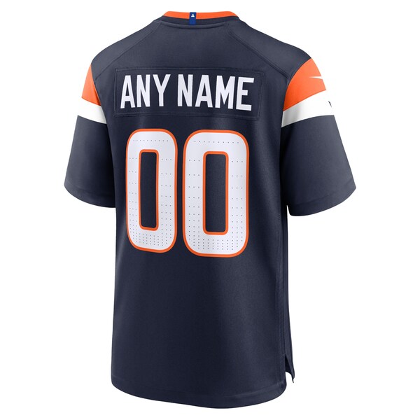 Denver Broncos Nike Alternate Custom Game Jersey - Navy - Image 3