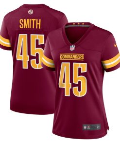 Kaden Smith Washington Commanders Nike Women's Team Game Jersey - Burgundy
