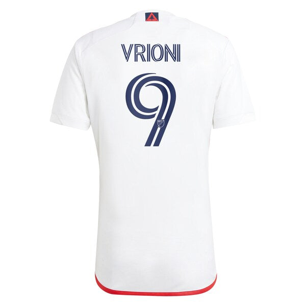 Giacomo Vrioni New England Revolution adidas 2024 Defiance Replica Jersey - White - Image 3
