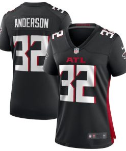 Jamal Anderson Atlanta Falcons Nike Women's Game Retired Player Jersey - Black/Red