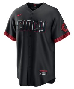 Alternative view of Joey Votto Cincinnati Reds Nike 2023 City Connect Replica Player Jersey - Black