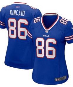 Alternative view of Dalton Kincaid Buffalo Bills Nike Women's Home Game Jersey - Royal/Red