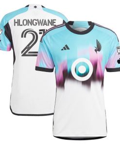 Bongokuhle Hlongwane Minnesota United FC adidas 2024 The Northern Lights Kit Authentic Jersey - White