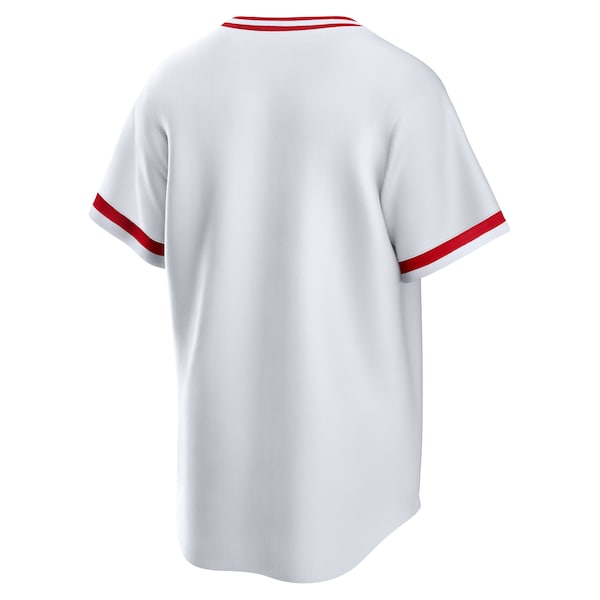 Cincinnati Reds Nike Home Cooperstown Collection Team Jersey - White - Image 3