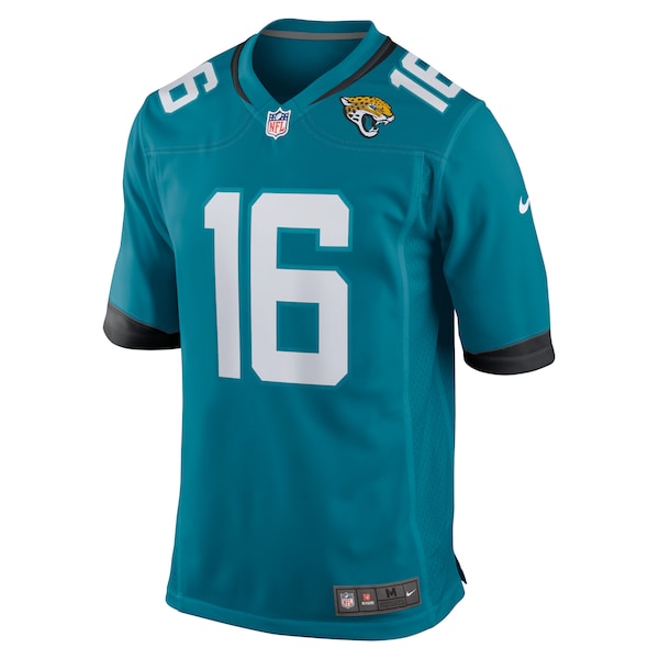 Trevor Lawrence Jacksonville Jaguars Nike Home Game Jersey - Teal - Image 2