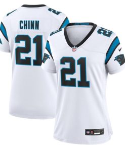 Alternative view of Jeremy Chinn Carolina Panthers Nike Women's Player Jersey - White/Blue
