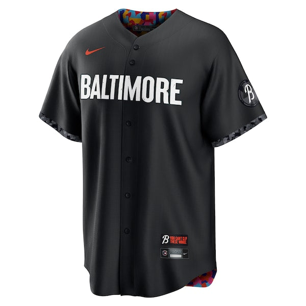Cal Ripken?Baltimore Orioles Nike 2023 City Connect Replica Player Jersey - Black - Image 2