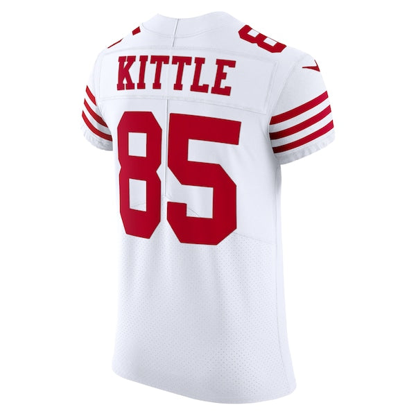 George Kittle San Francisco 49ers Nike Vapor Elite Jersey - White/Red/Scarlet - Image 4