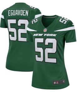 Sam Eguavoen New York Jets Nike Women's  Game Jersey - Gotham Green