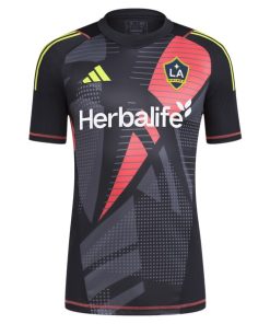 Alternative view of LA Galaxy adidas 2024 Goalkeeper Jersey - Black