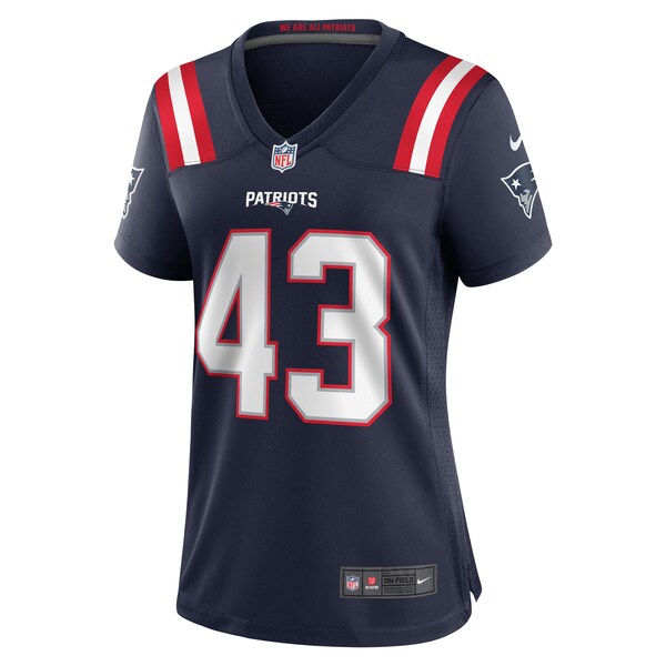 Calvin Munson New England Patriots Nike Women's Home Game Player Jersey - Navy - Image 2