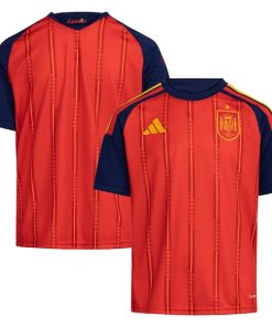 Spain National Team adidas Youth FIFA x World Cup 2026 Home Replica Jersey - Red