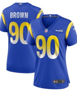 Earnest Brown IV Los Angeles Rams Nike Women's Team Game Jersey -  Royal