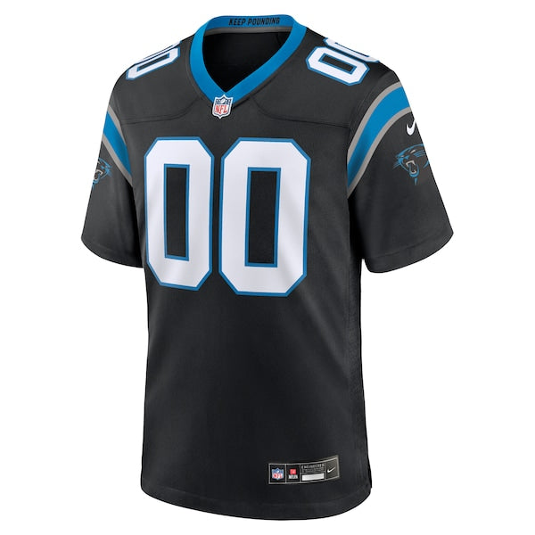 Carolina Panthers Nike Custom Game Jersey - Black - Image 3