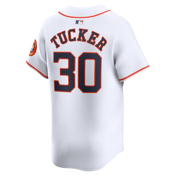 Kyle Tucker Houston Astros Nike Home Limited Player Jersey - White - Image 3