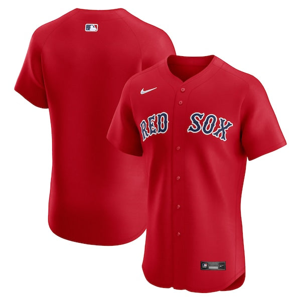 Boston Red Sox Nike Alternate Elite Jersey - Red/White - Image 2