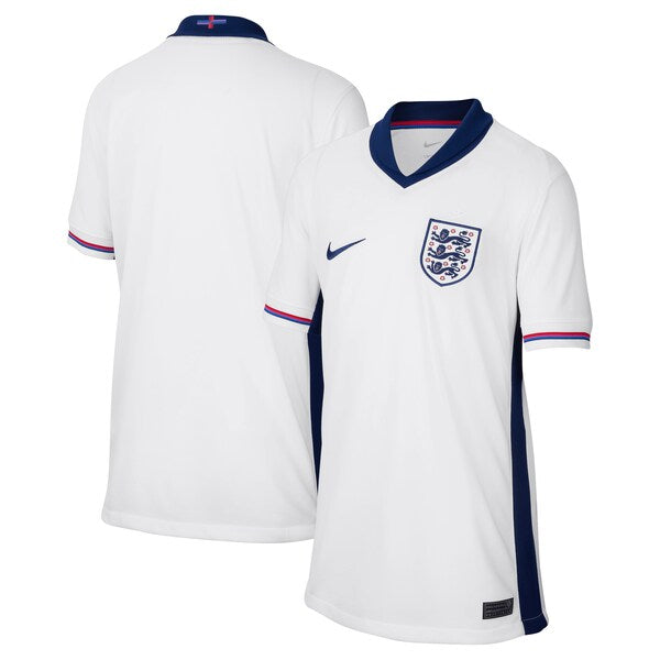 England National Team Nike Youth 2024 Home Replica Blank Jersey - White - Image 2