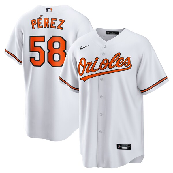 Cionel P¨¦rez Baltimore Orioles Nike Home Replica Player Jersey - White