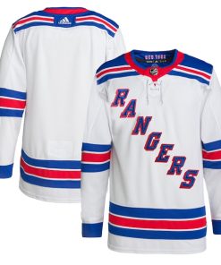 New York Rangers adidas Away Primegreen Authentic Jersey - White