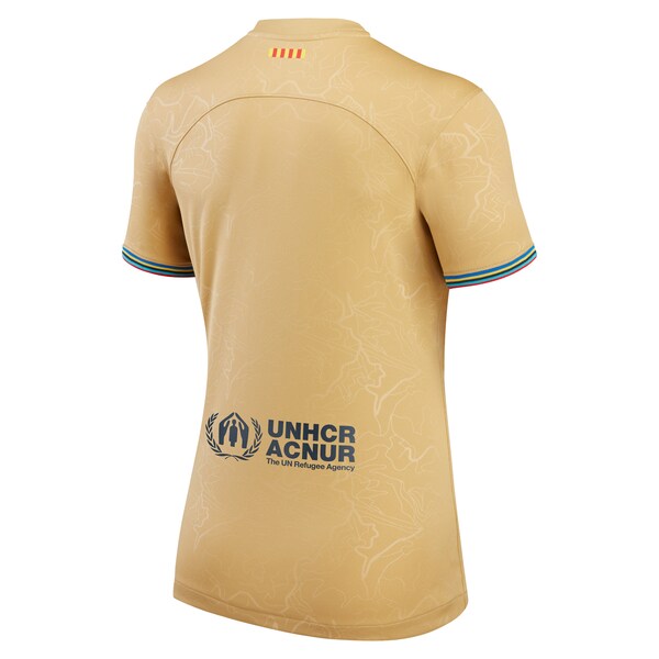 Barcelona Nike Women's 2022/23 Away Replica Blank Jersey - Yellow - Image 2