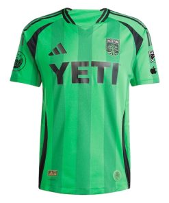 Alternative view of Daniel Pereira Austin FC adidas 2025 The Heartbeat Kit Authentic Player Jersey - Green