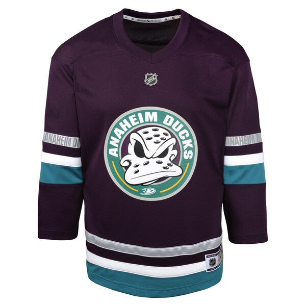 Trevor Zegras Anaheim Ducks Preschool 30th Anniversary Replica Player Jersey?ยจC Purple - Image 2
