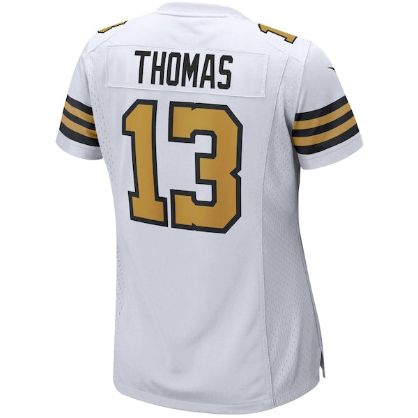 Michael Thomas New Orleans Saints Nike Women's Alternate Game Jersey - White/Black - Image 4