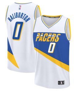 Tyrese Haliburton Indiana Pacers 2025/26 City Edition Fast Break Jersey - White