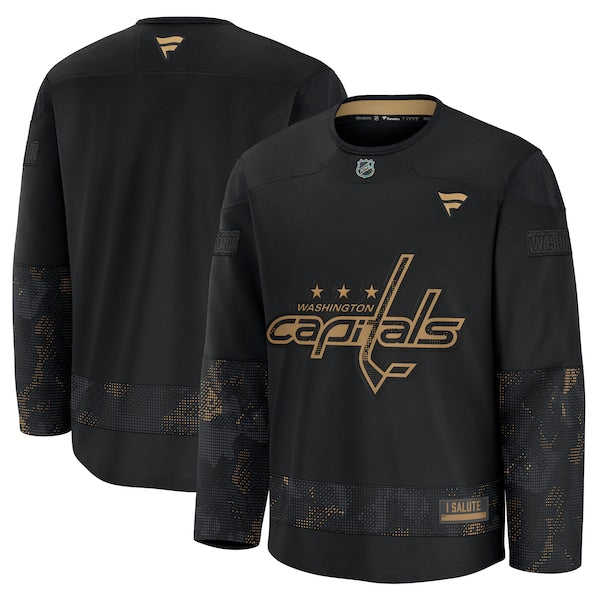 Washington Capitals 2024 Military Appreciation Practice Jersey - Black