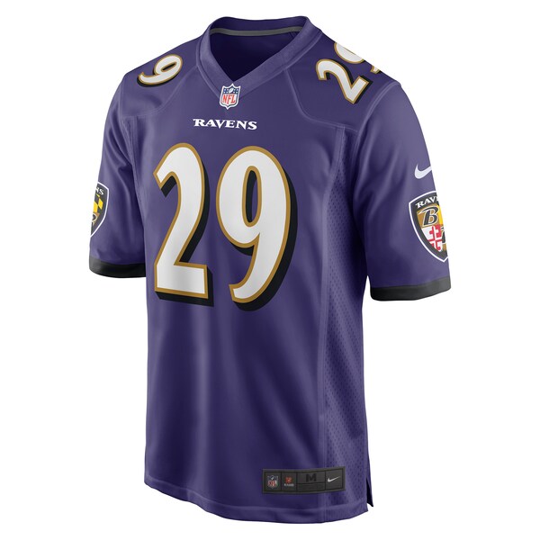 Ar'Darius Washington Baltimore Ravens Nike Player Game Jersey - Purple - Image 2