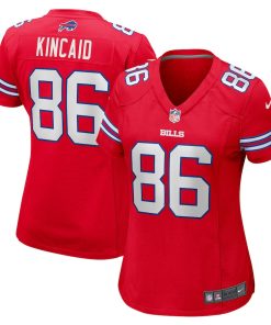 Dalton Kincaid Buffalo Bills Nike Women's Alternate Game Jersey - Red
