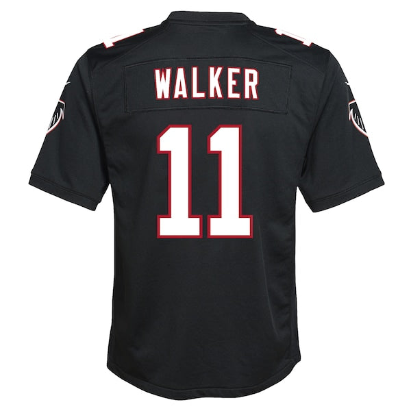 Jalon Walker Atlanta Falcons Nike Youth Alternate Game Jersey - Black - Image 3