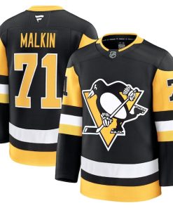 Evgeni Malkin Pittsburgh Penguins  Home Premium Jersey - Black