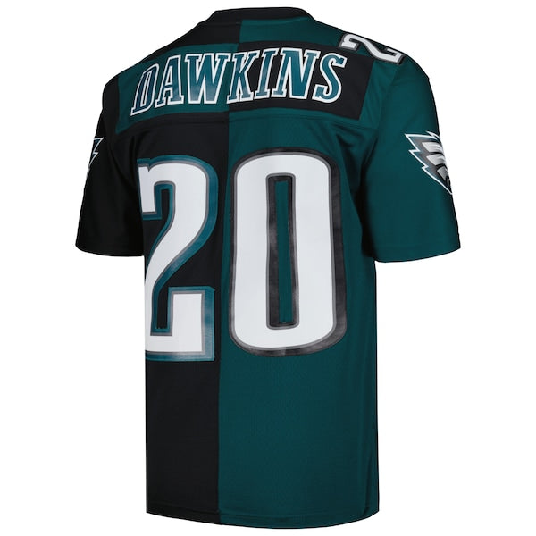 Brian Dawkins Philadelphia Eagles 2004 Split Legacy Replica Jersey - Midnight Green/Black - Image 3