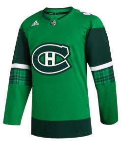 Alternative view of Montreal Canadiens adidas 2023 St. Patrick's Day Primegreen Authentic Jersey - Kelly Green