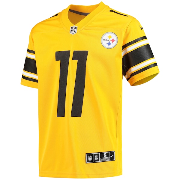 Chase Claypool Pittsburgh Steelers Nike Youth Inverted Team Game Jersey - Gold - Image 2