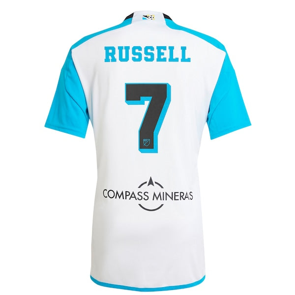 Johnny Russell Sporting Kansas City adidas 2024 Archive Replica Jersey - White - Image 3