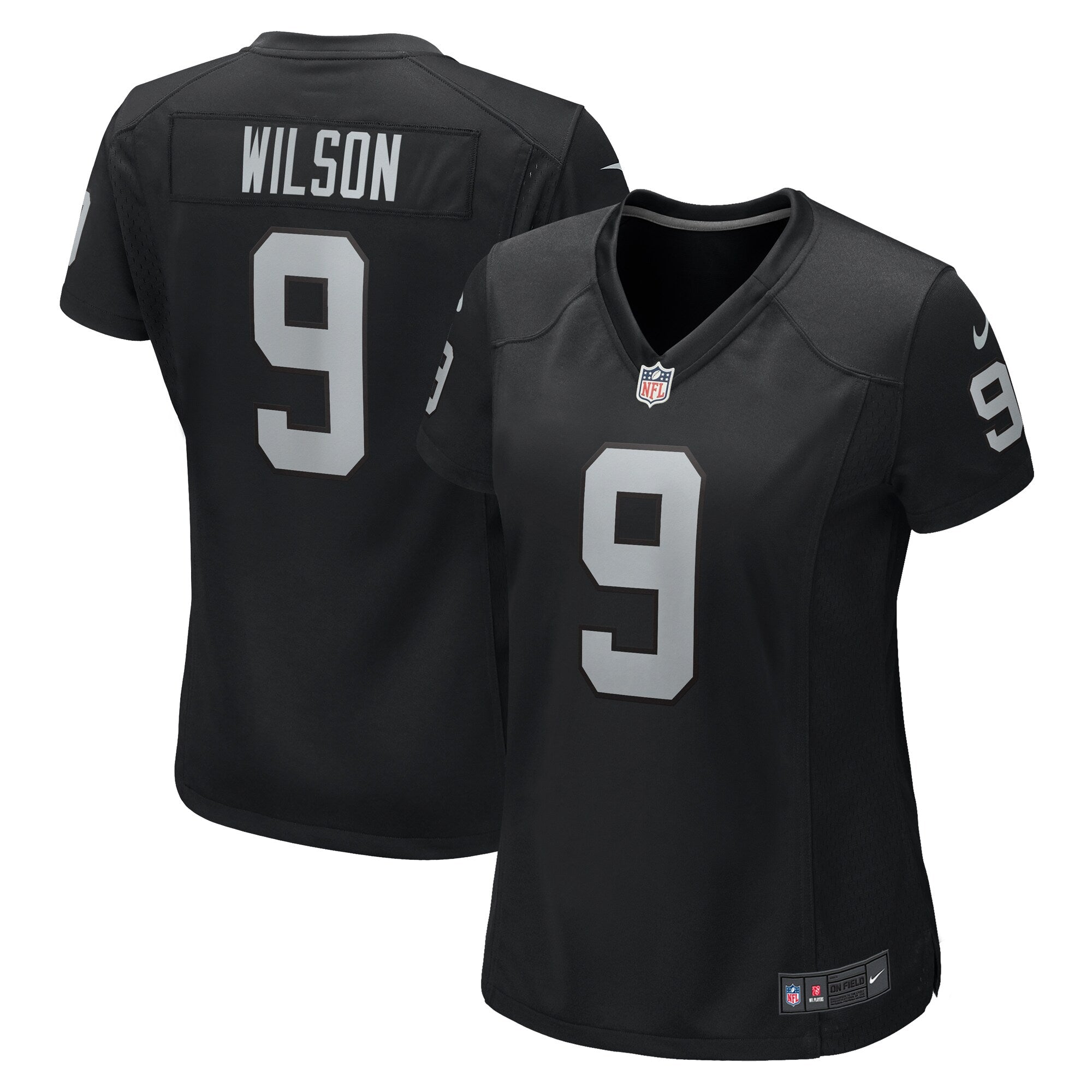 Tyree Wilson Las Vegas Raiders Nike Women's Game Jersey - White/Black - Image 5