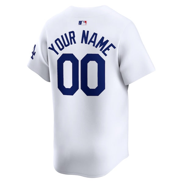 Los Angeles Dodgers Nike Home Limited Custom Jersey - White - Image 3