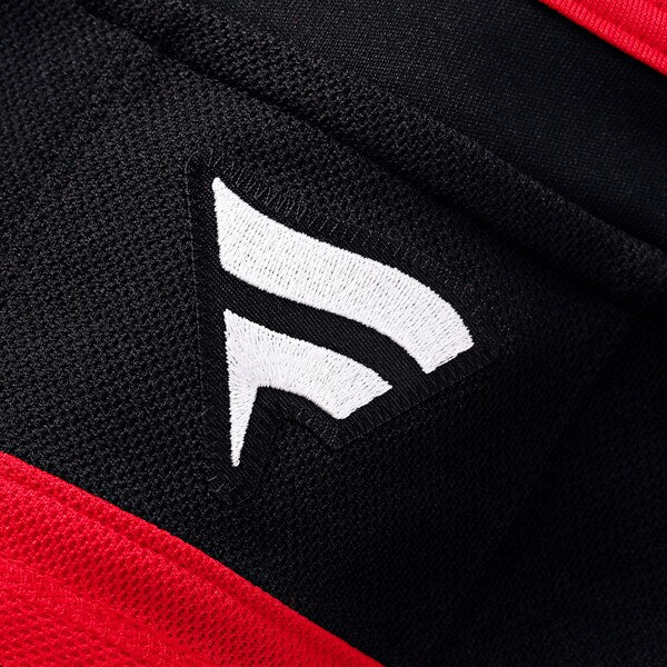 Nico Hischier New Jersey Devils Home Premium Jersey - Red/Black/White - Image 7